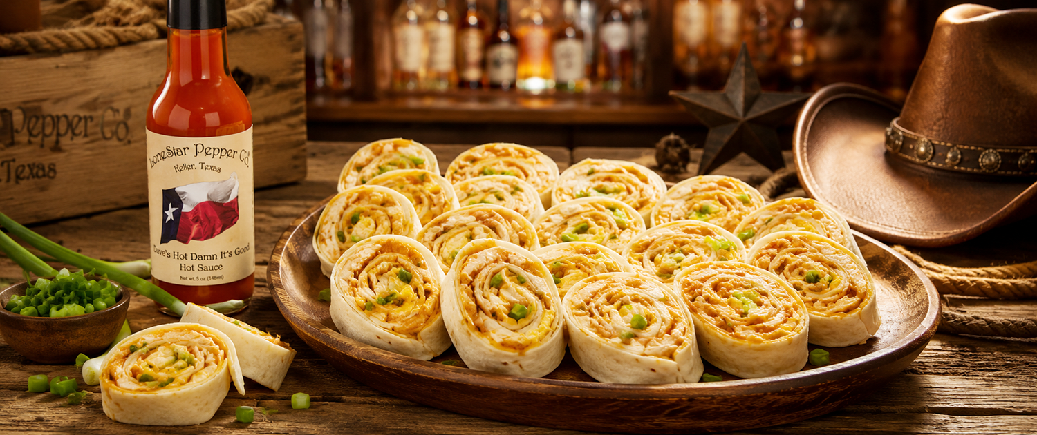 Spicy Chicken Pinwheels